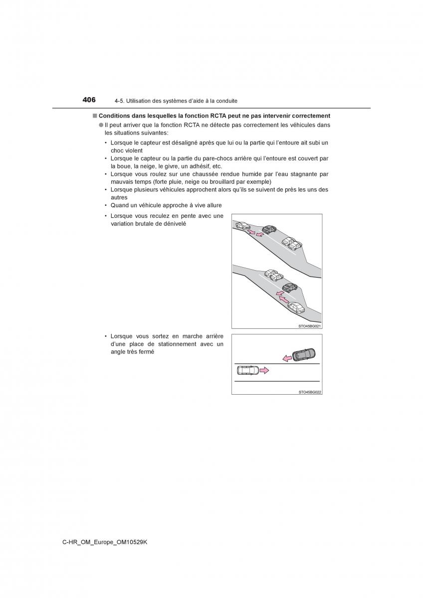 Toyota C HR manuel du proprietaire / page 406