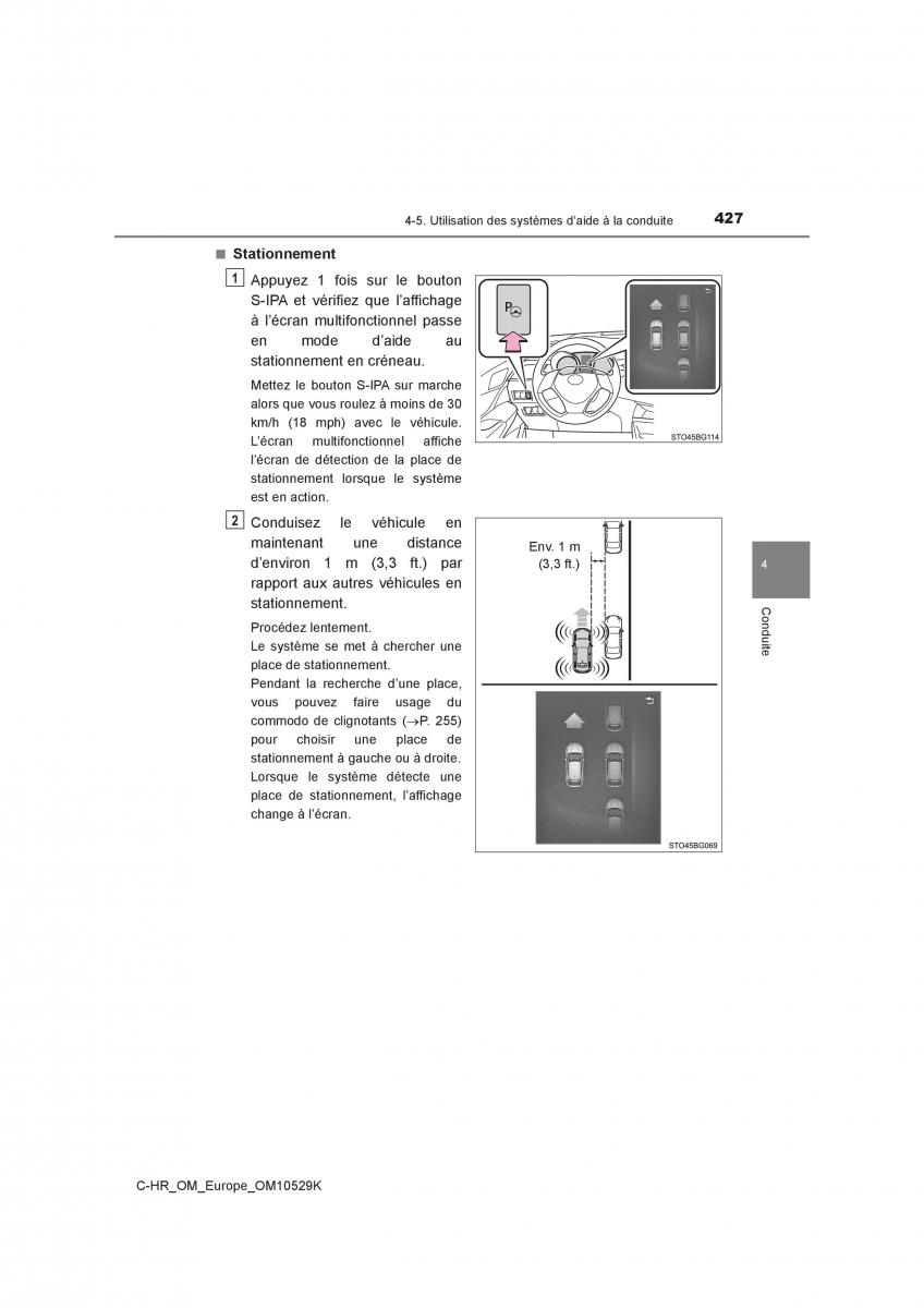 Toyota C HR manuel du proprietaire / page 427