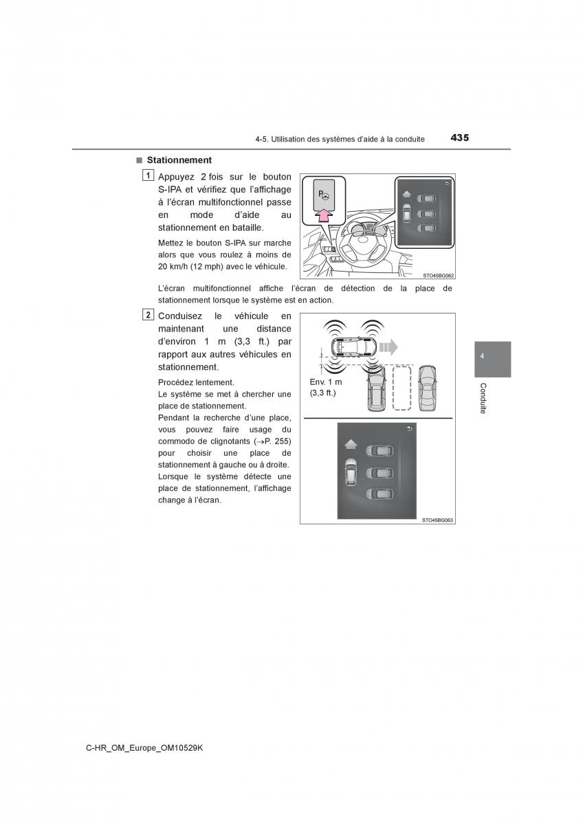 Toyota C HR manuel du proprietaire / page 435