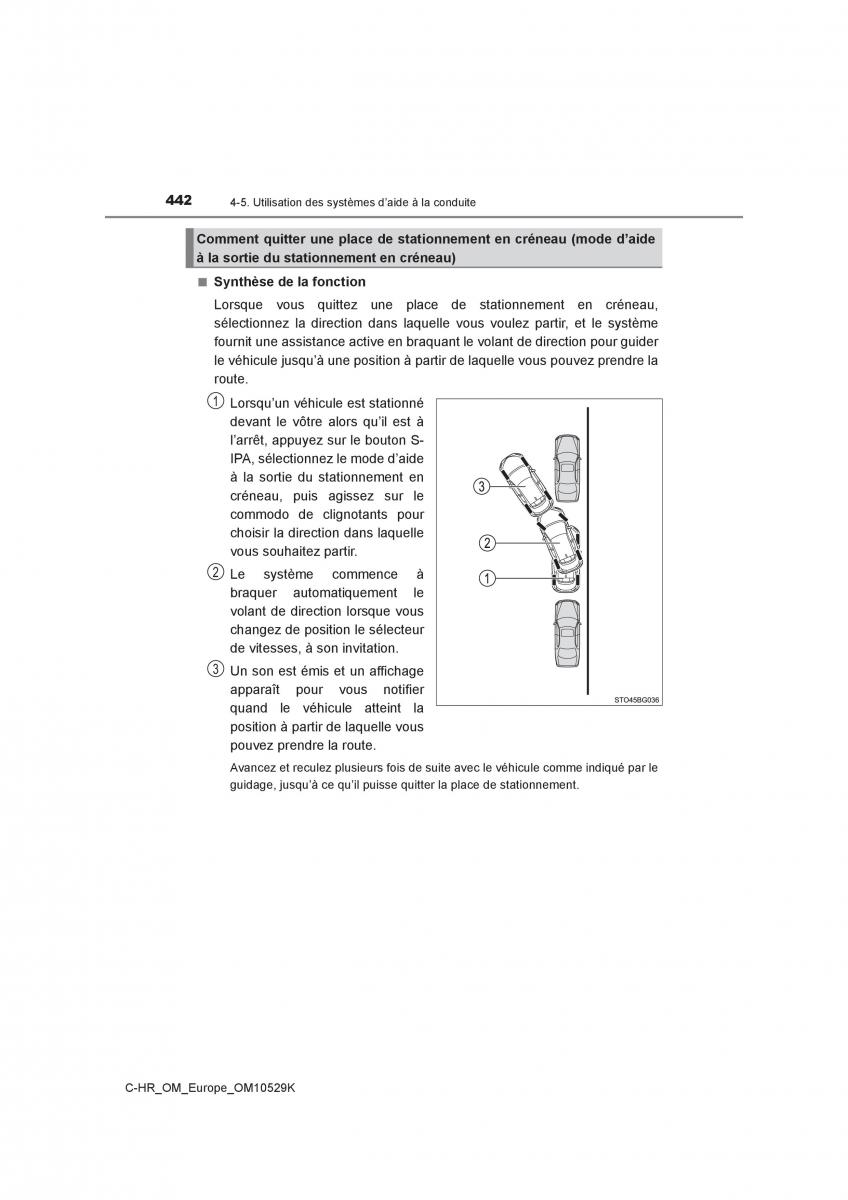 Toyota C HR manuel du proprietaire / page 442