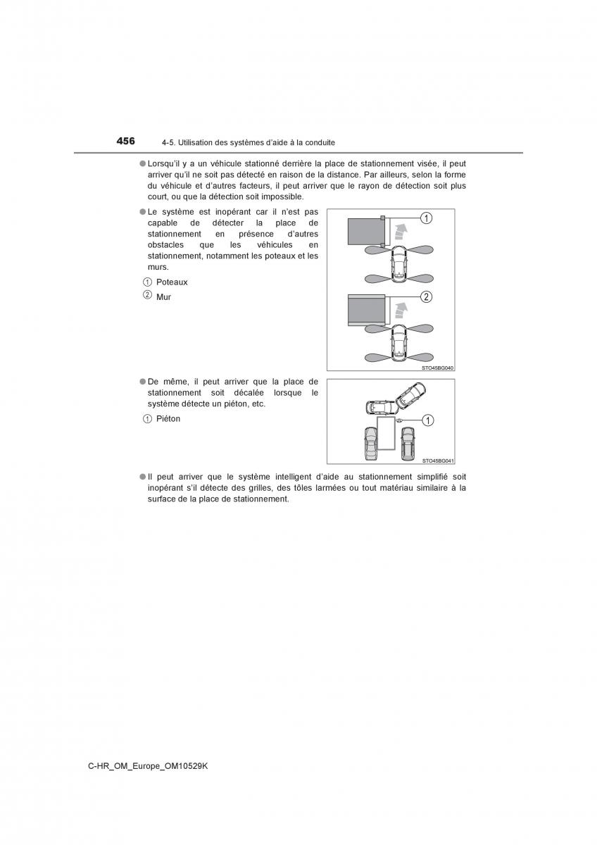 Toyota C HR manuel du proprietaire / page 456