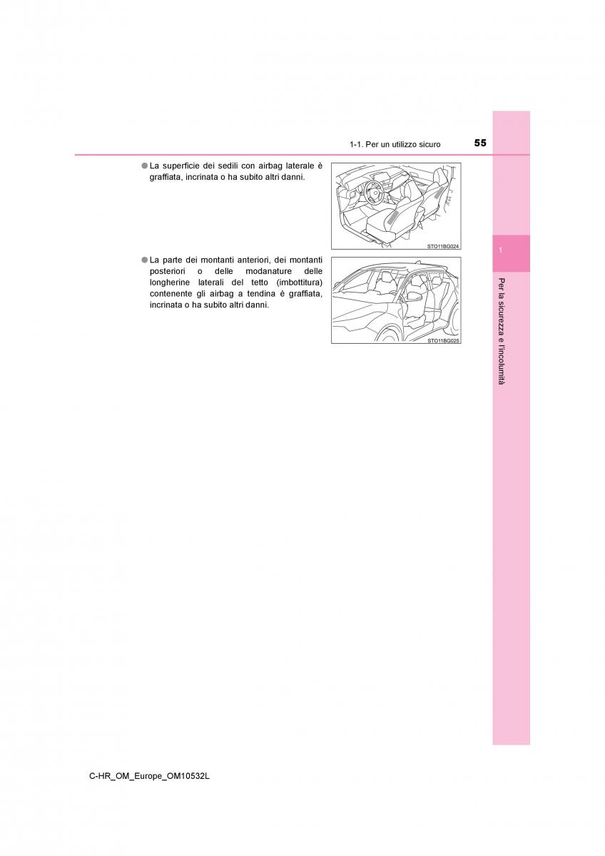 Toyota C HR manuale del proprietario / page 55