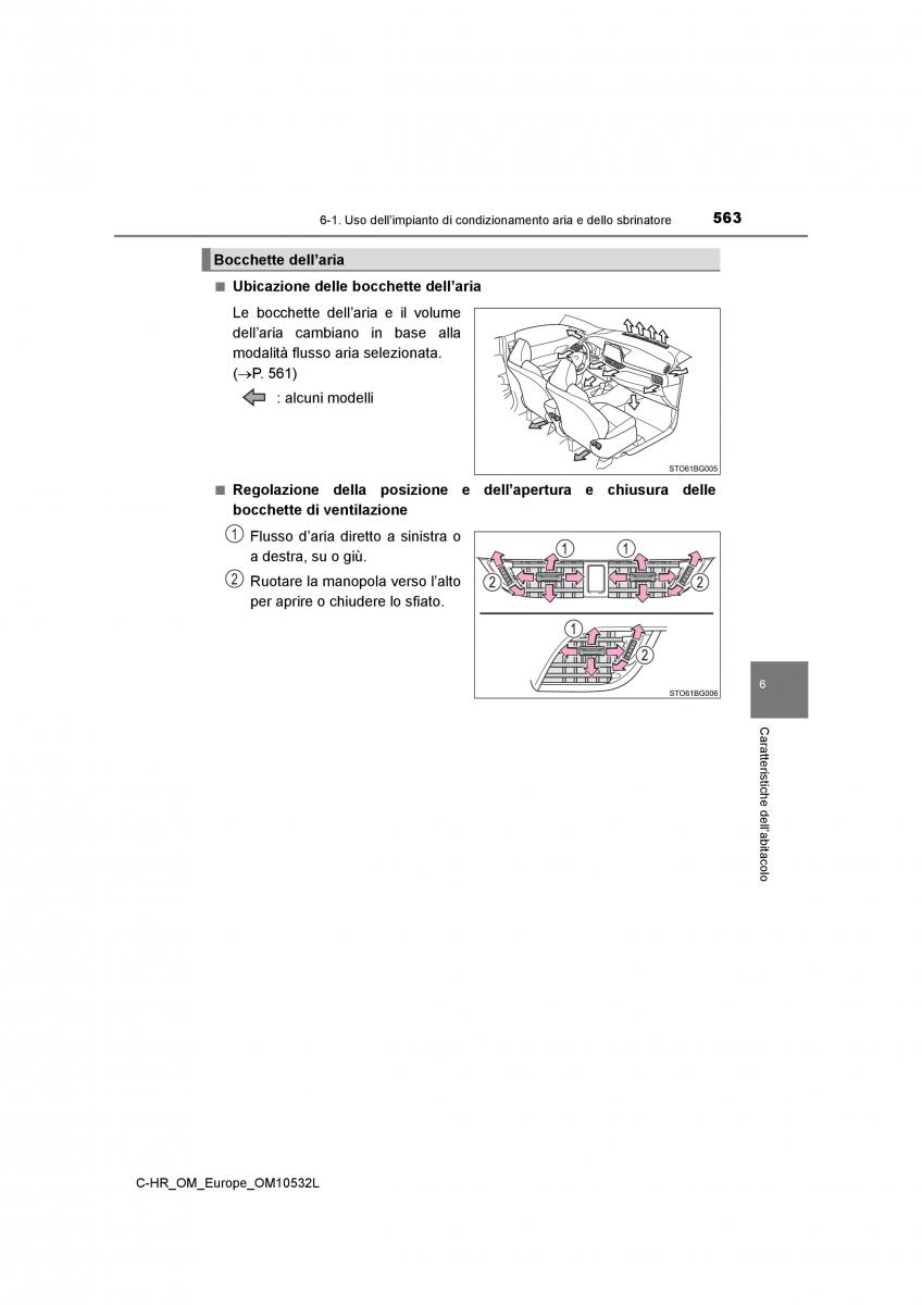 Toyota C HR manuale del proprietario / page 563