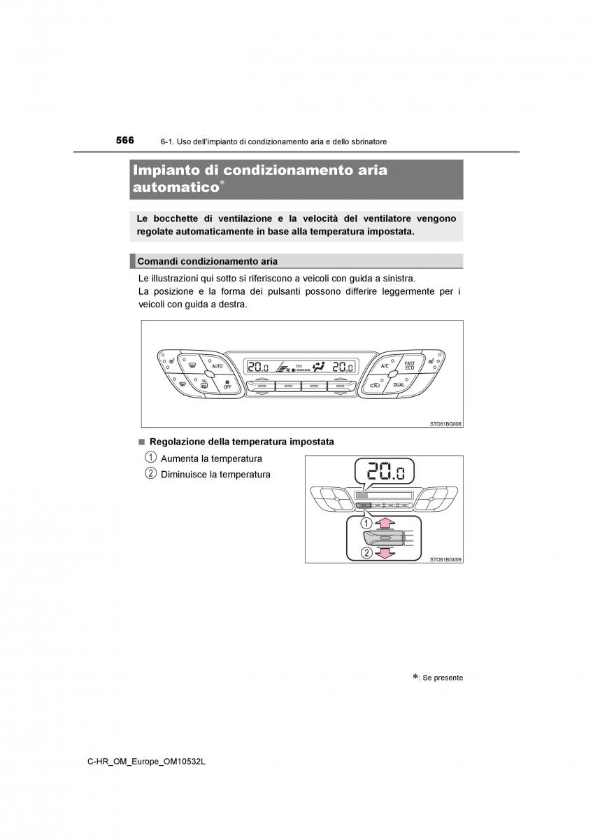 Toyota C HR manuale del proprietario / page 566