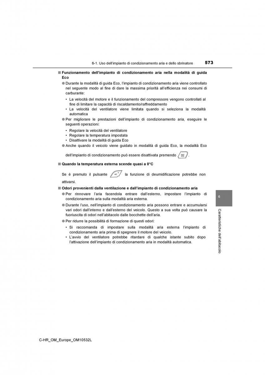 Toyota C HR manuale del proprietario / page 573