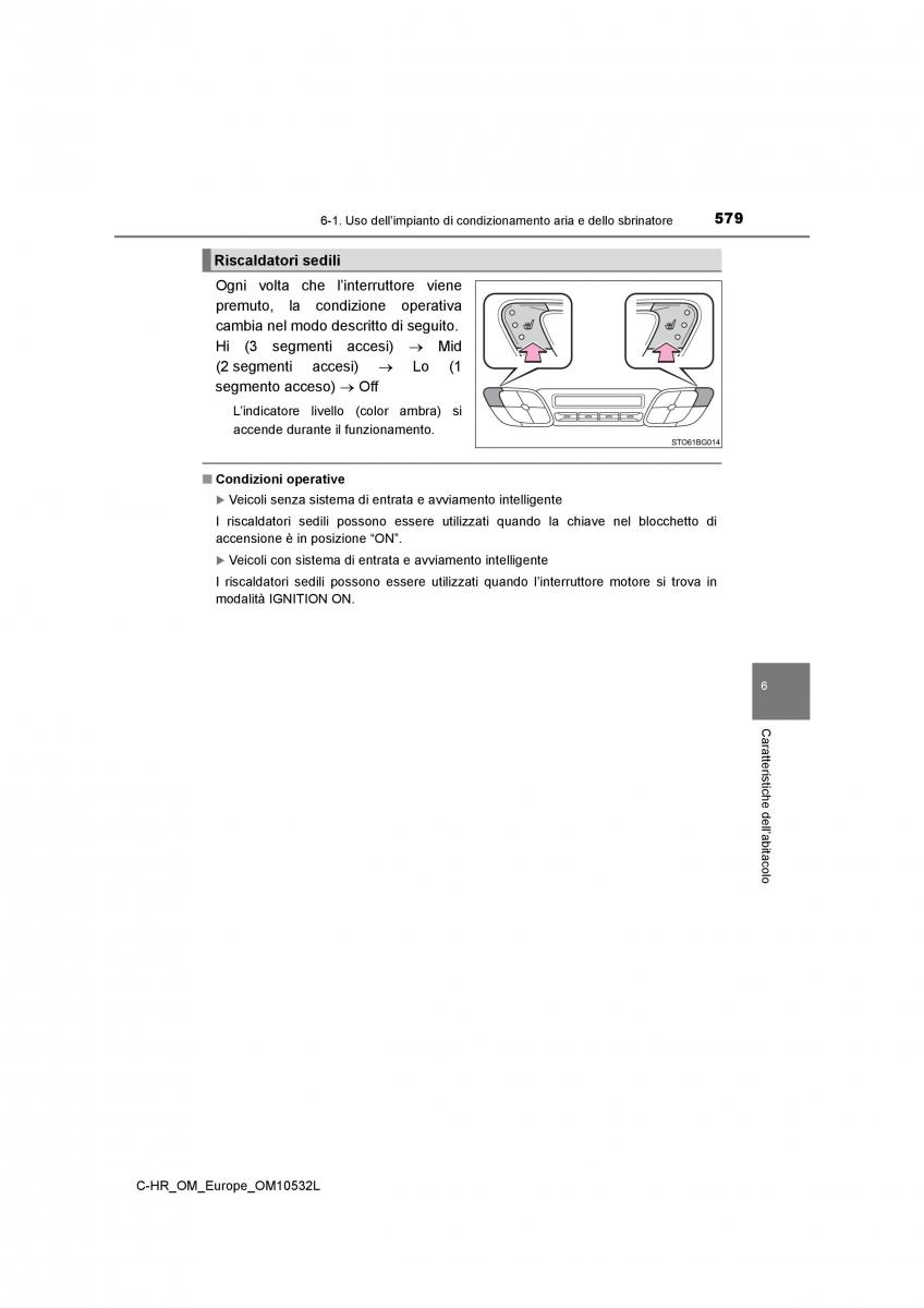 Toyota C HR manuale del proprietario / page 579