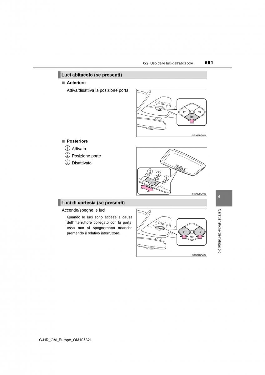 Toyota C HR manuale del proprietario / page 581