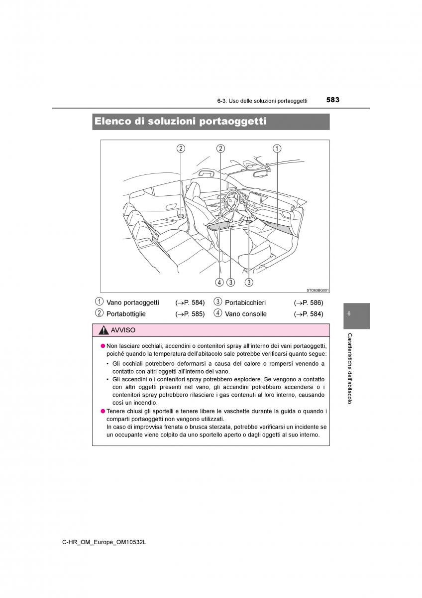 Toyota C HR manuale del proprietario / page 583