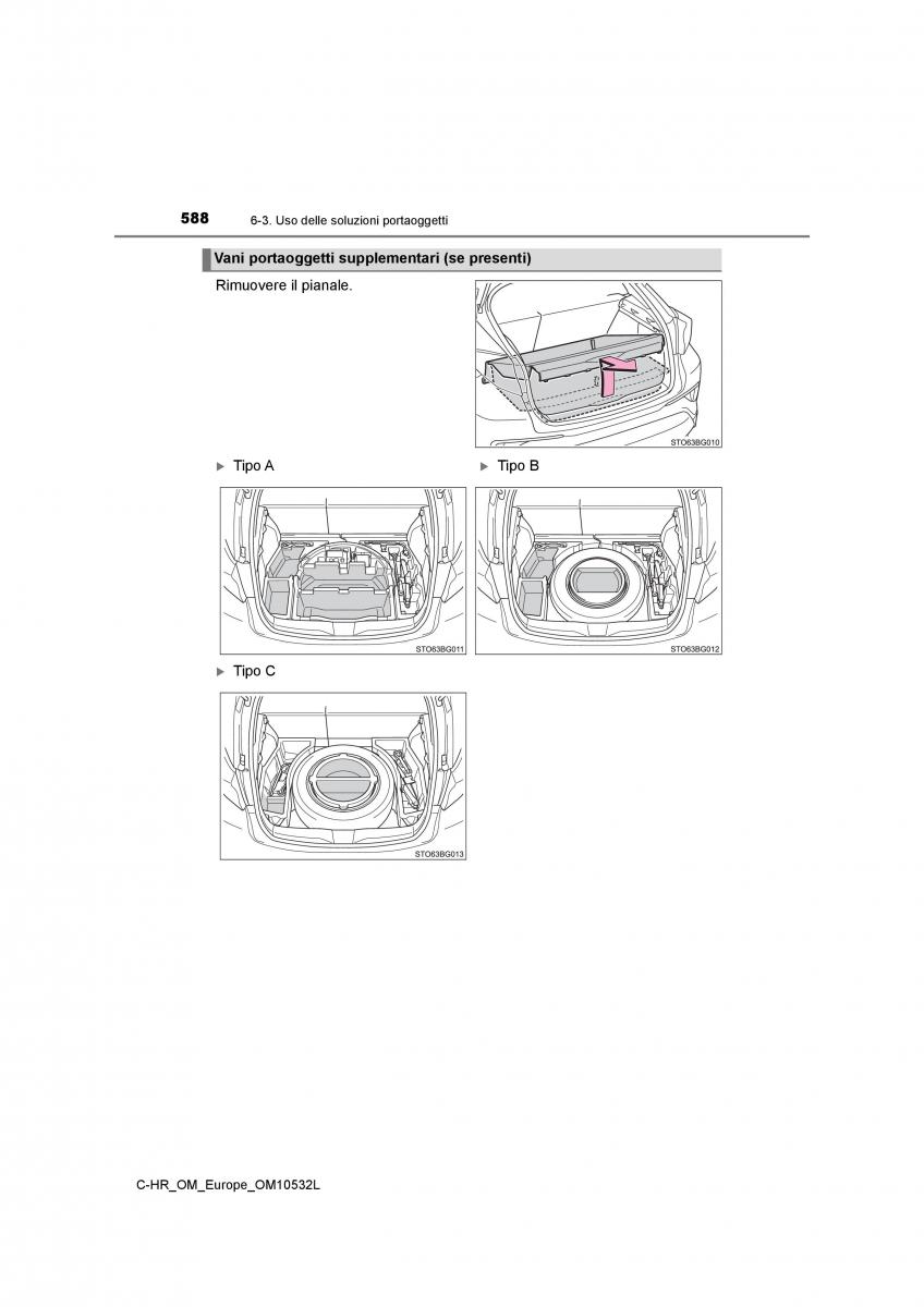 Toyota C HR manuale del proprietario / page 588