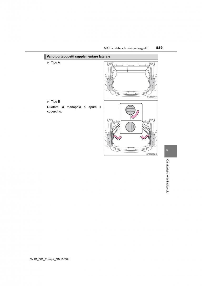 Toyota C HR manuale del proprietario / page 589