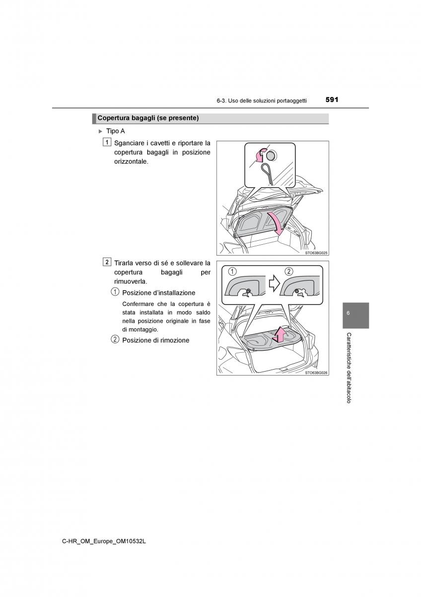 Toyota C HR manuale del proprietario / page 591