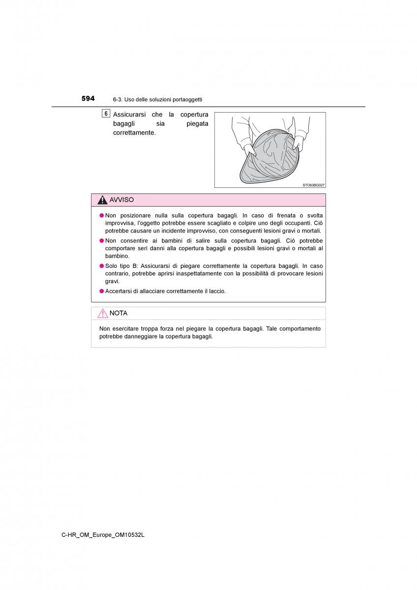 Toyota C HR manuale del proprietario / page 594