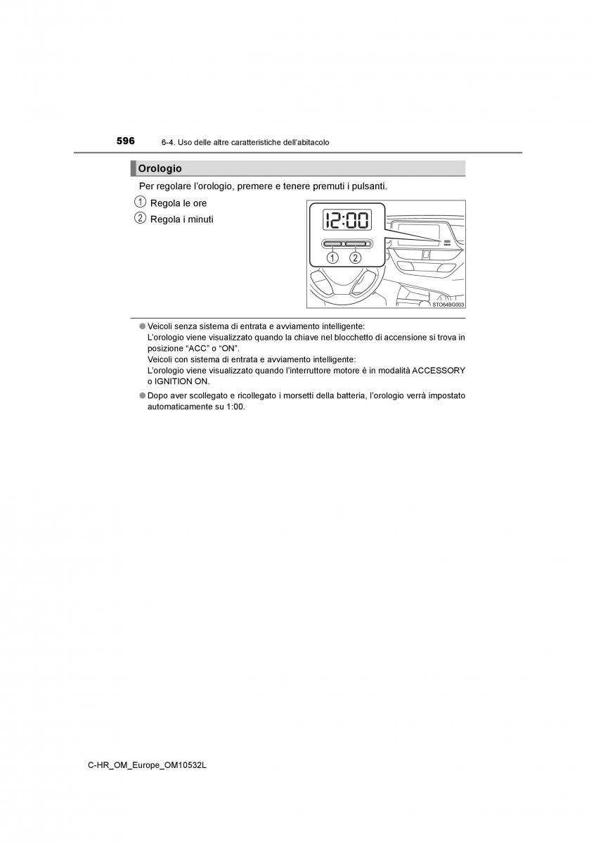 Toyota C HR manuale del proprietario / page 596