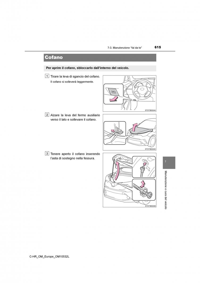 Toyota C HR manuale del proprietario / page 615