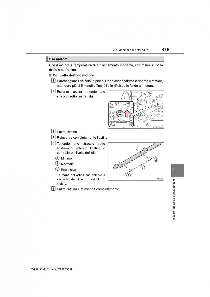 Toyota C HR manuale del proprietario / page 619