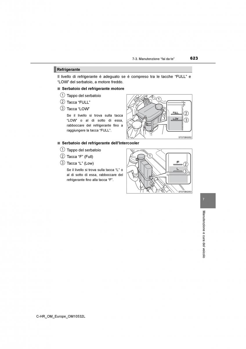 Toyota C HR manuale del proprietario / page 623