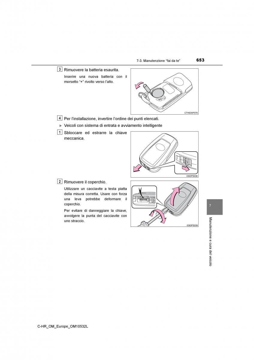 Toyota C HR manuale del proprietario / page 653