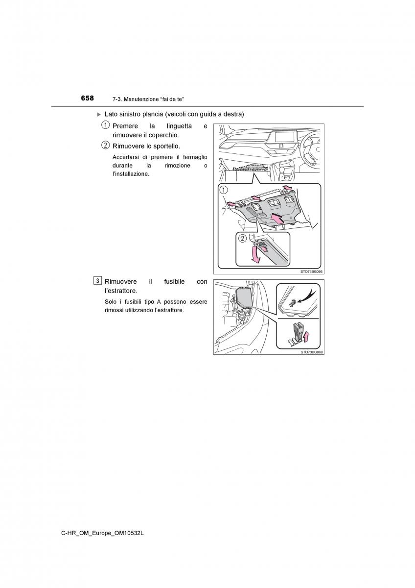 Toyota C HR manuale del proprietario / page 658