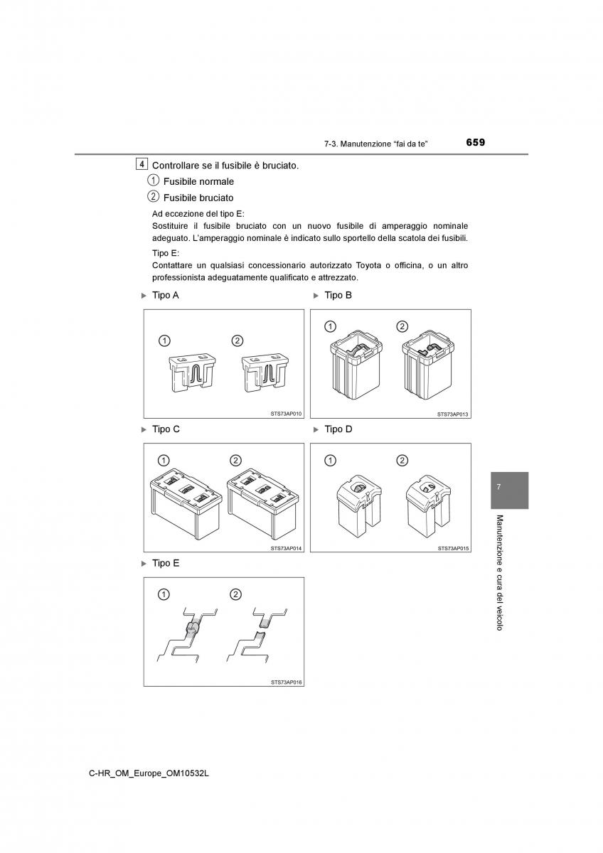 Toyota C HR manuale del proprietario / page 659