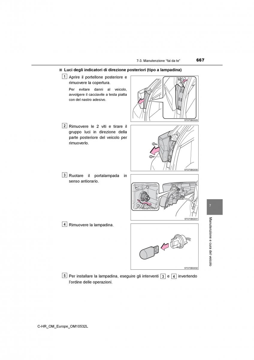 Toyota C HR manuale del proprietario / page 667