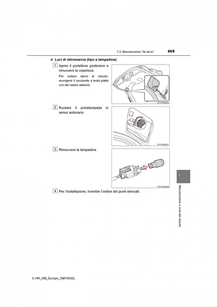 Toyota C HR manuale del proprietario / page 669