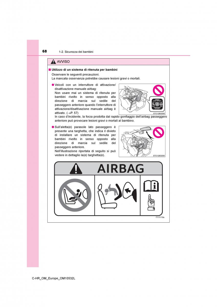 Toyota C HR manuale del proprietario / page 68