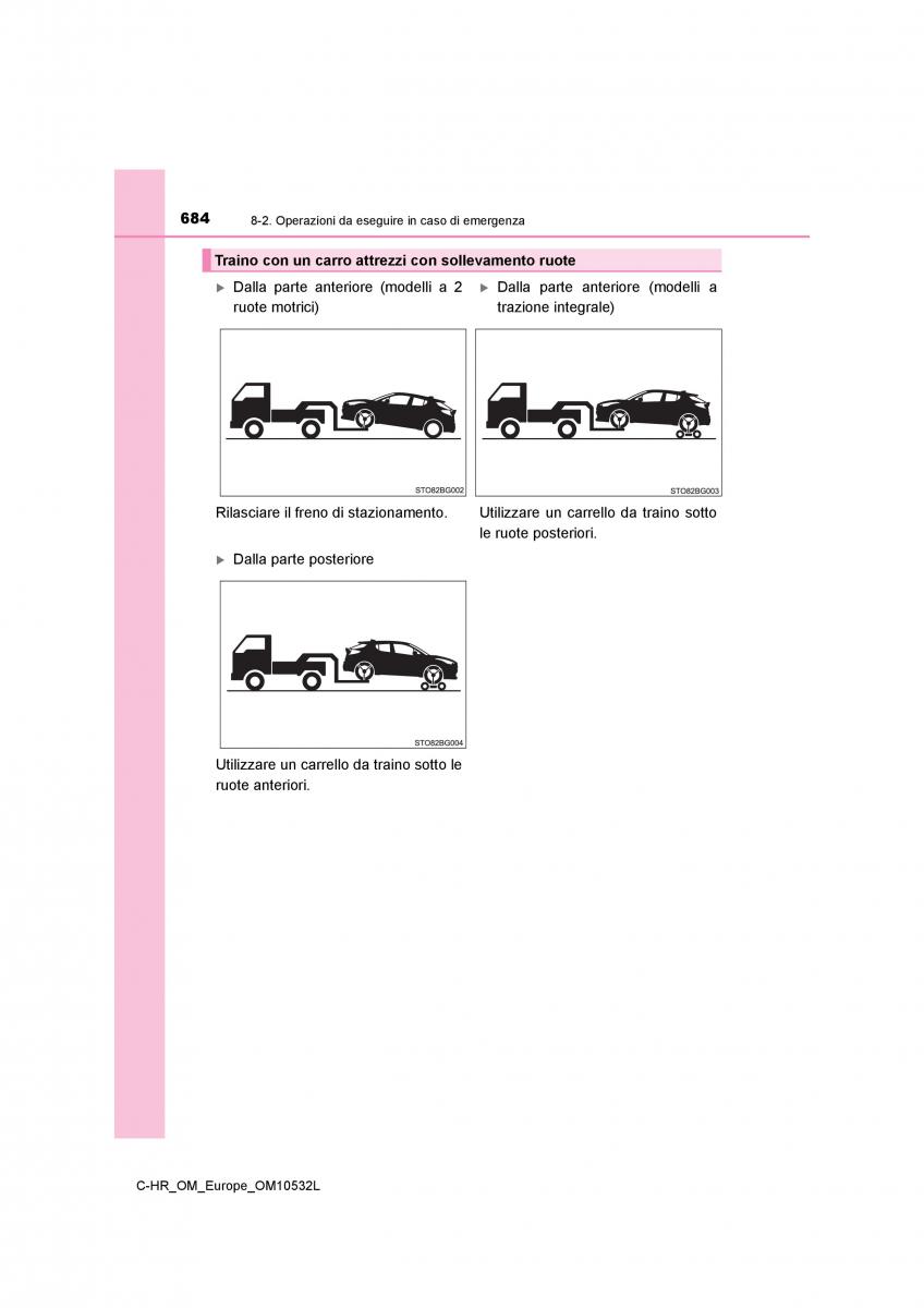 Toyota C HR manuale del proprietario / page 684