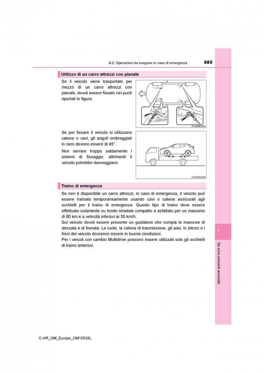 Toyota C HR manuale del proprietario / page 685