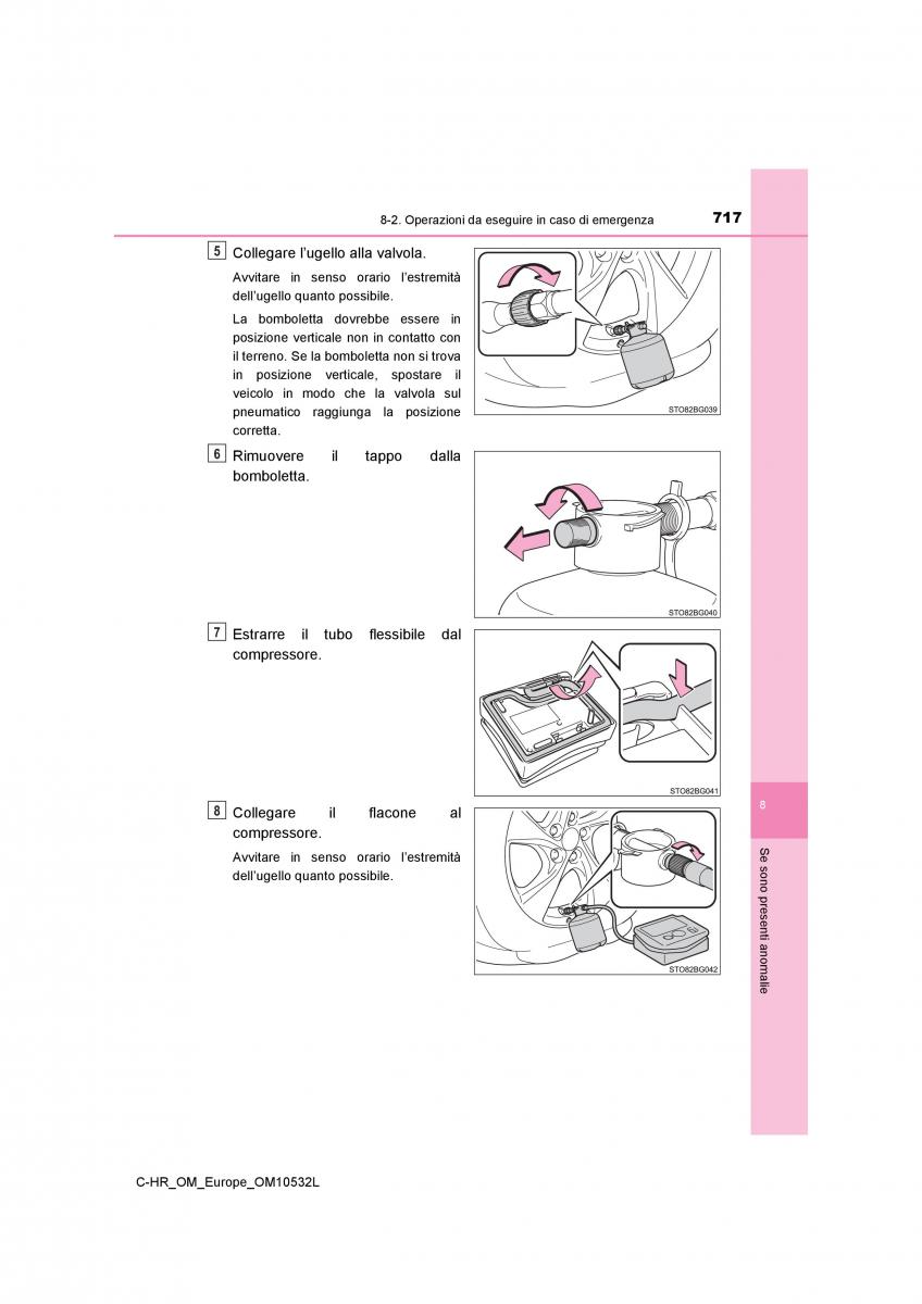 Toyota C HR manuale del proprietario / page 717