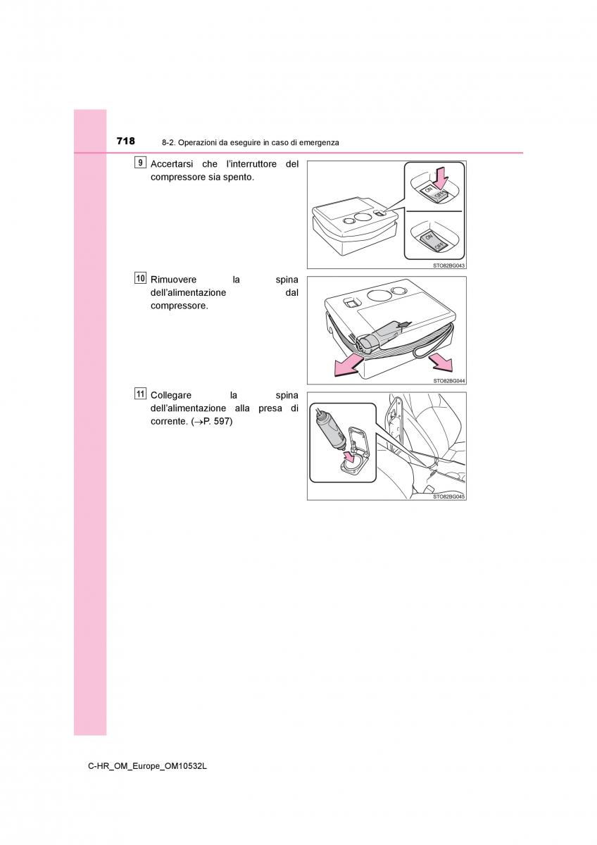 Toyota C HR manuale del proprietario / page 718