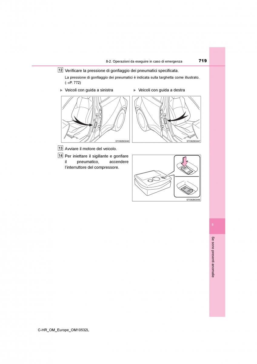 Toyota C HR manuale del proprietario / page 719