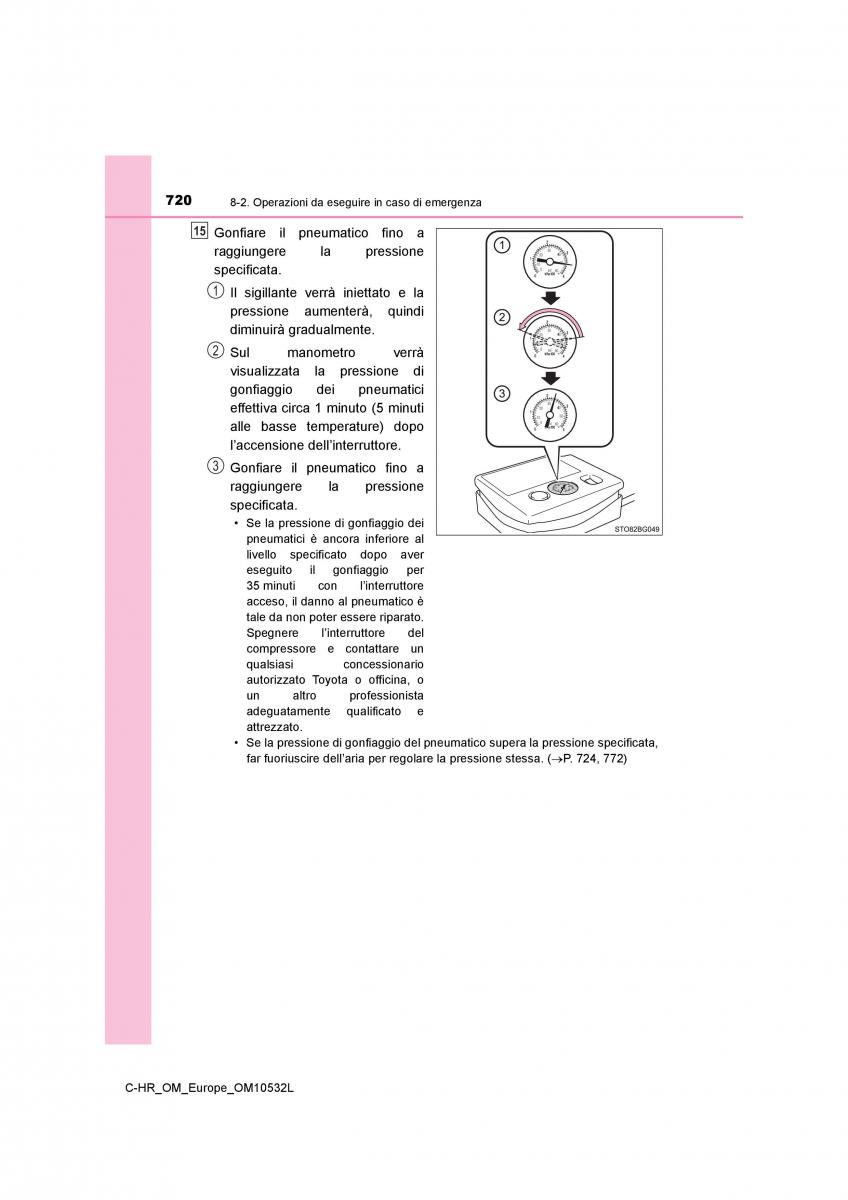 Toyota C HR manuale del proprietario / page 720