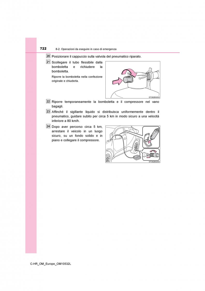 Toyota C HR manuale del proprietario / page 722