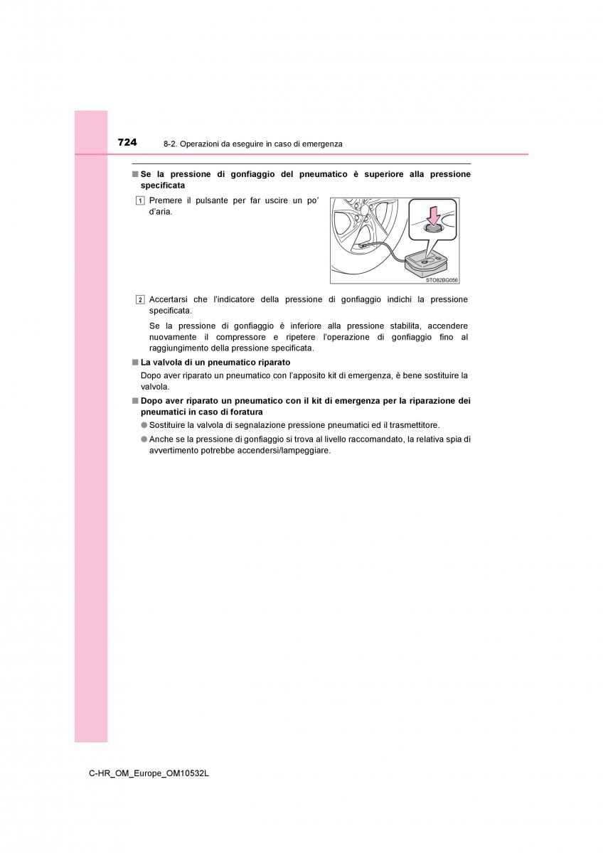 Toyota C HR manuale del proprietario / page 724