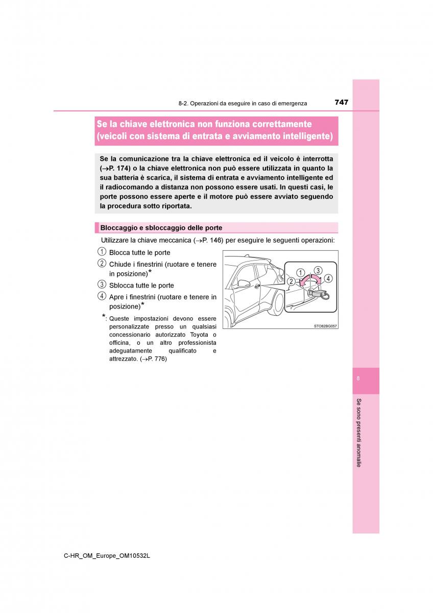 Toyota C HR manuale del proprietario / page 747