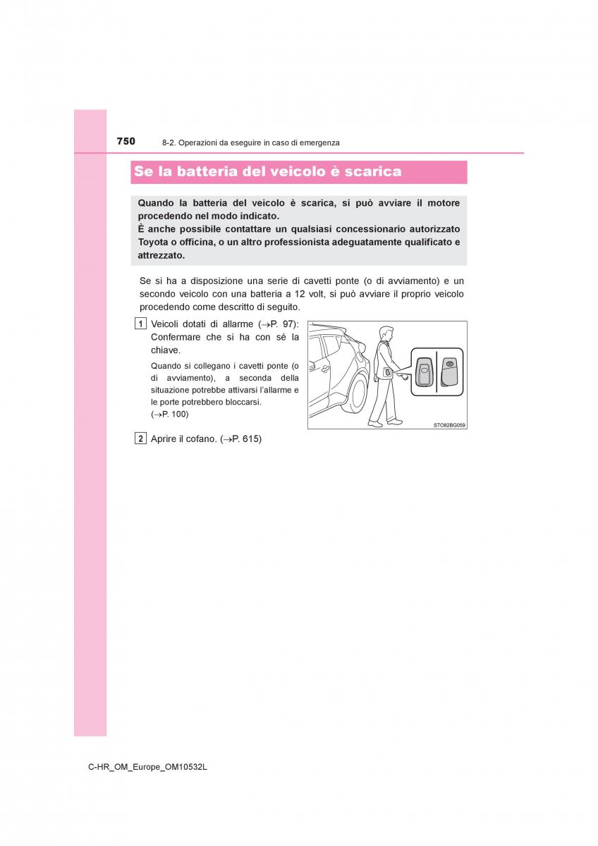 Toyota C HR manuale del proprietario / page 750