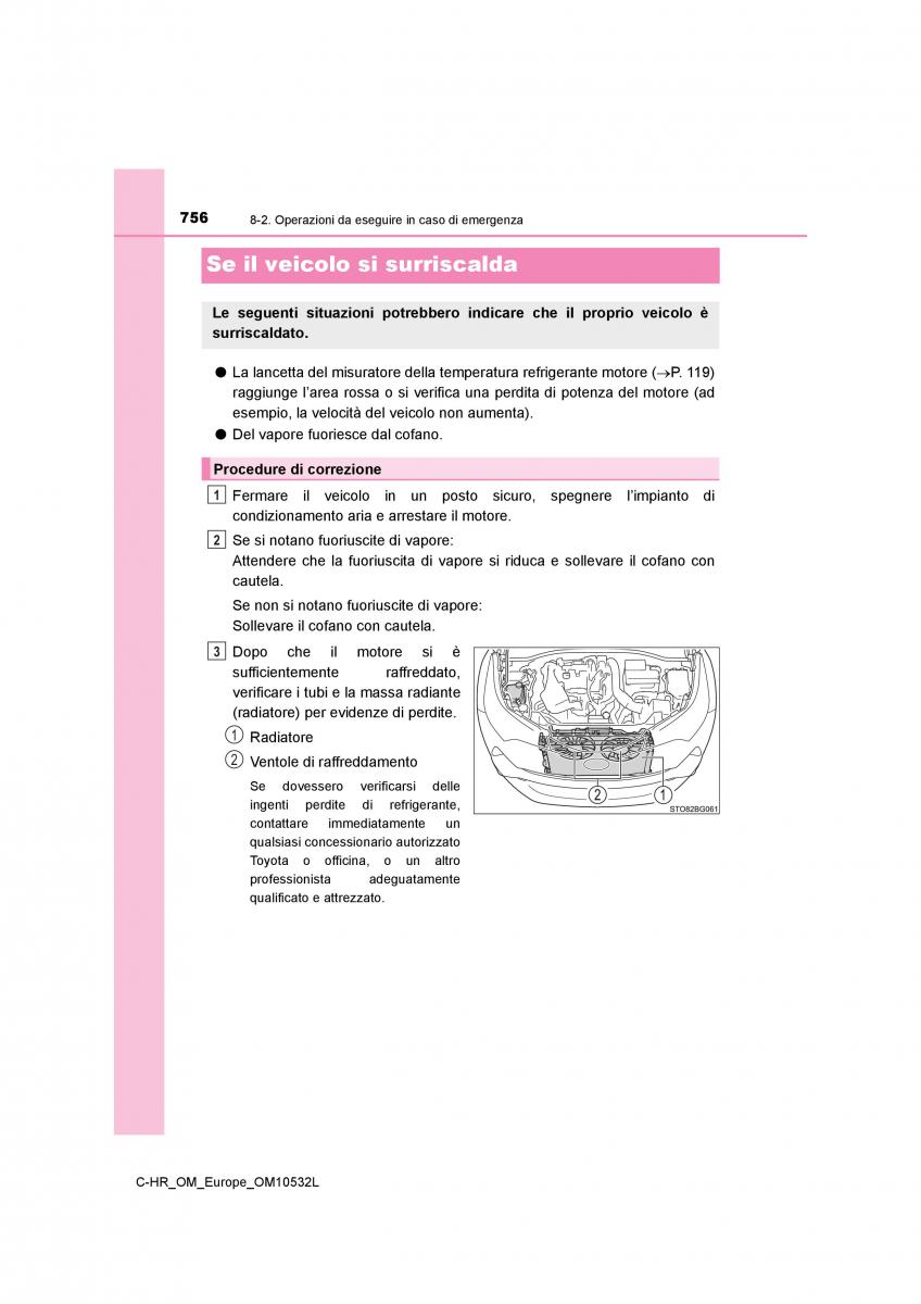 Toyota C HR manuale del proprietario / page 756