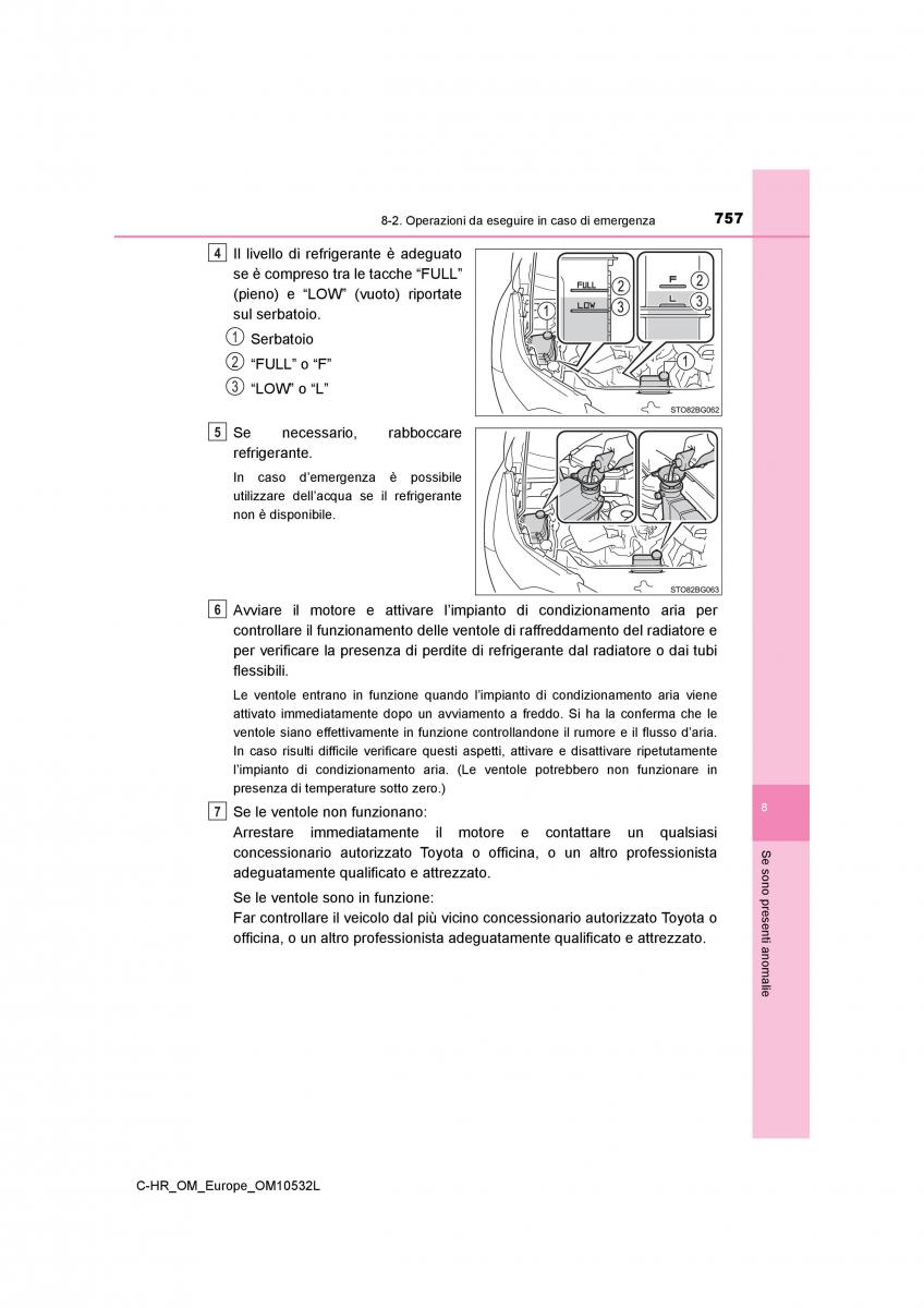 Toyota C HR manuale del proprietario / page 757