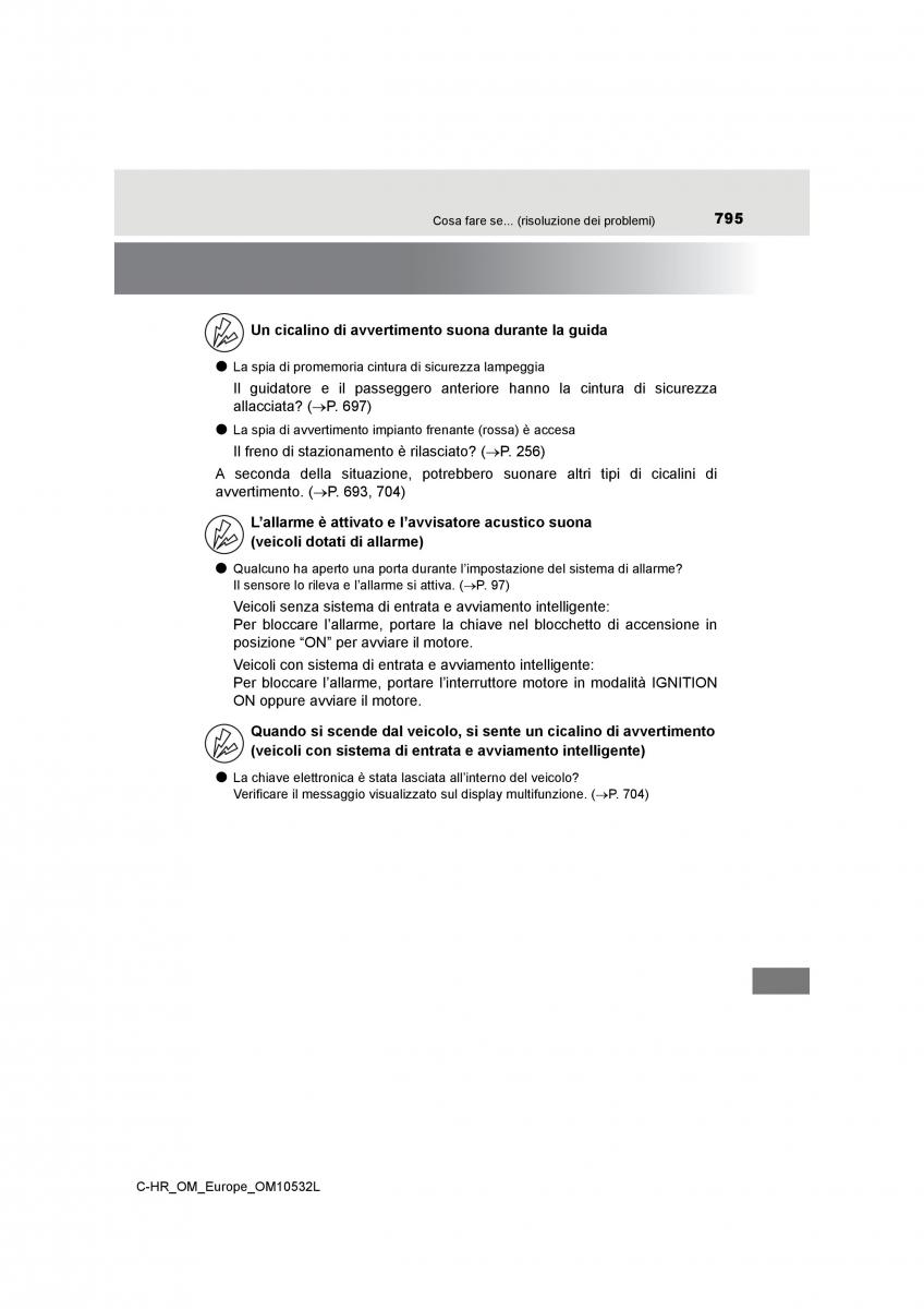 Toyota C HR manuale del proprietario / page 795