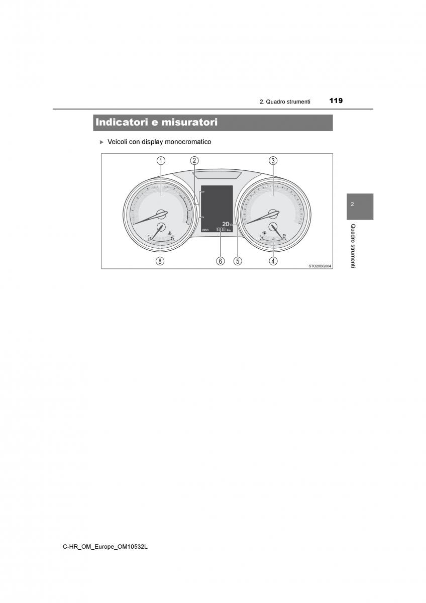 Toyota C HR manuale del proprietario / page 119