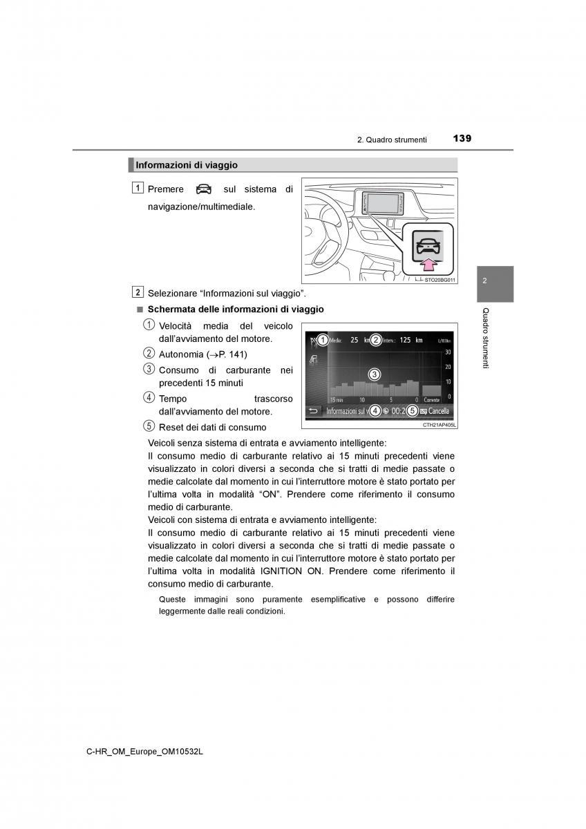 Toyota C HR manuale del proprietario / page 139