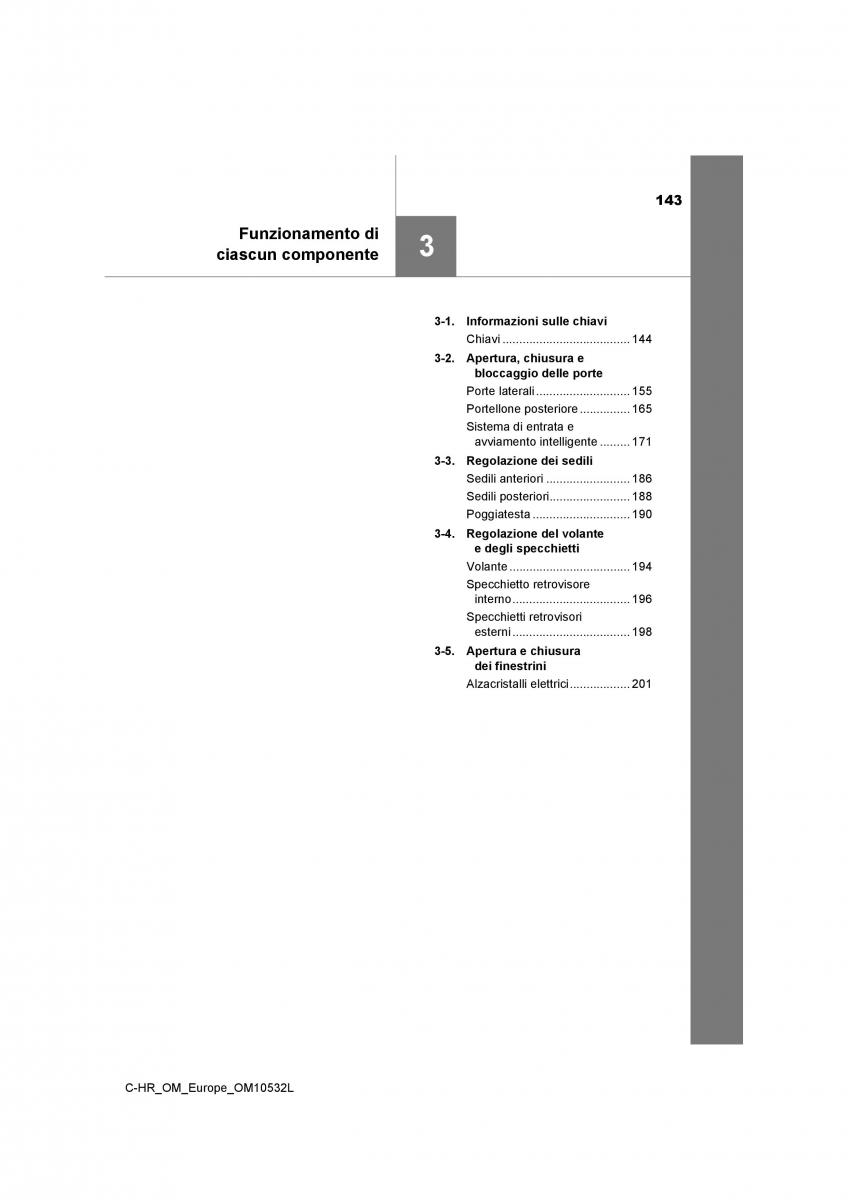 Toyota C HR manuale del proprietario / page 143