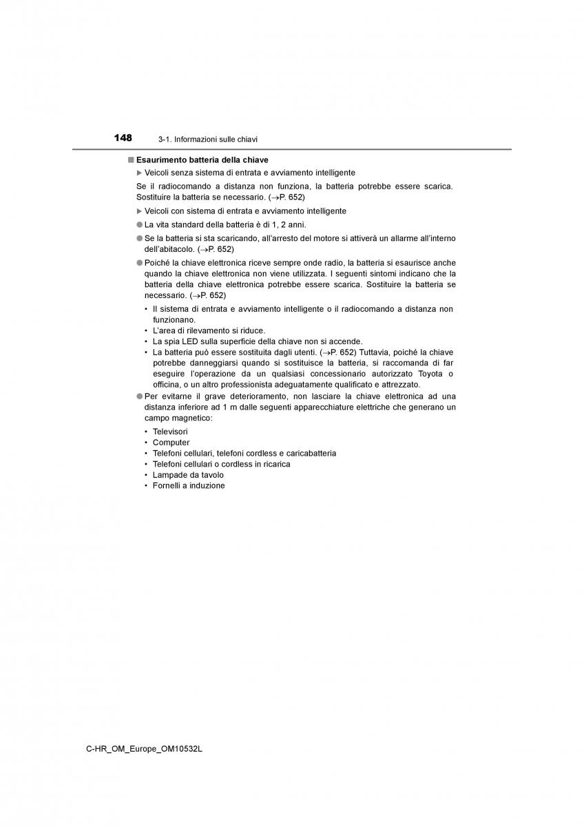 Toyota C HR manuale del proprietario / page 148