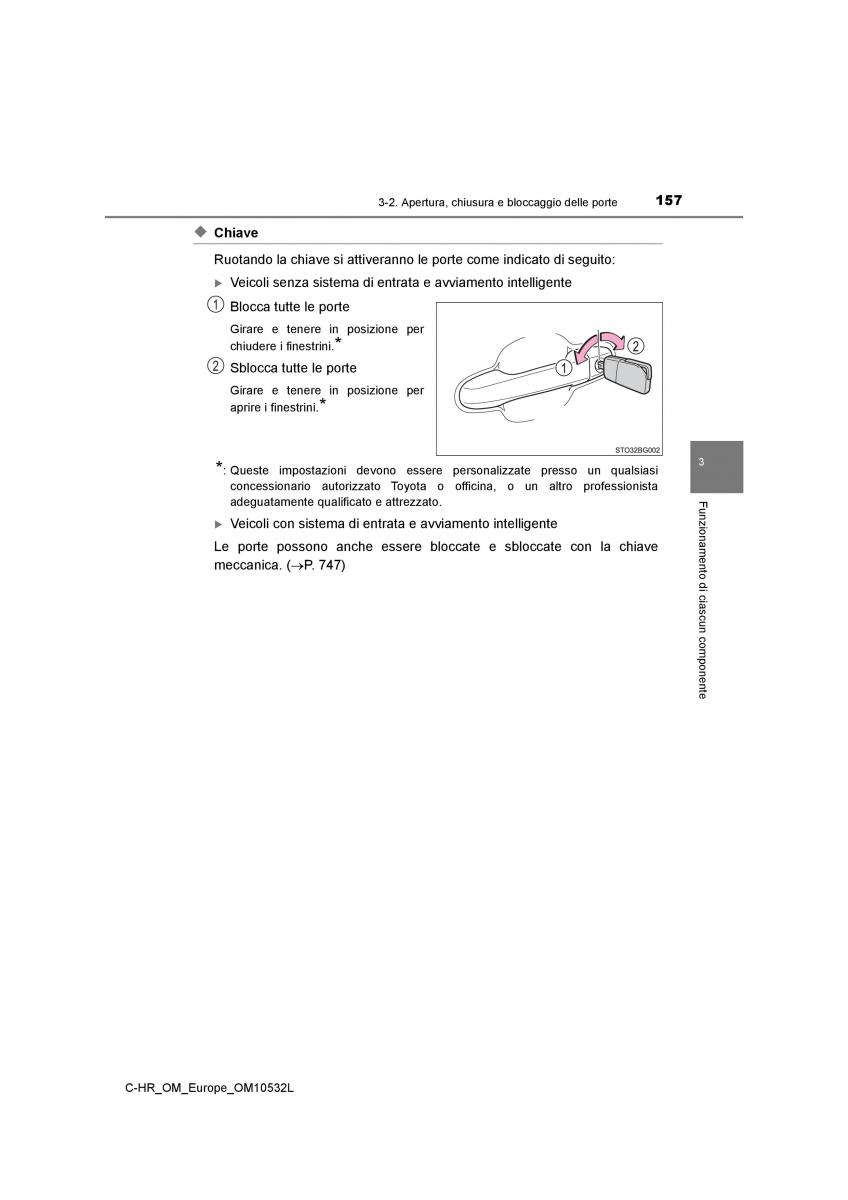 Toyota C HR manuale del proprietario / page 157