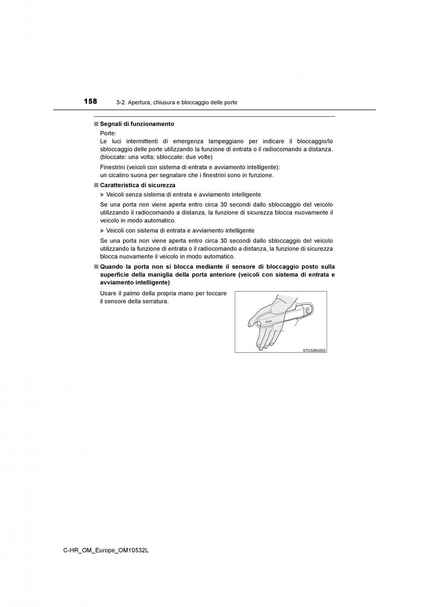 Toyota C HR manuale del proprietario / page 158