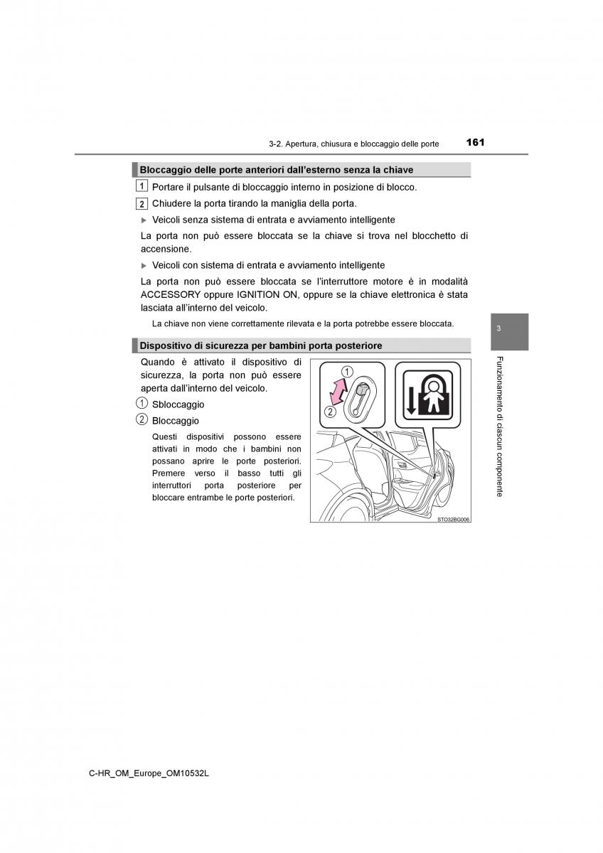 Toyota C HR manuale del proprietario / page 161