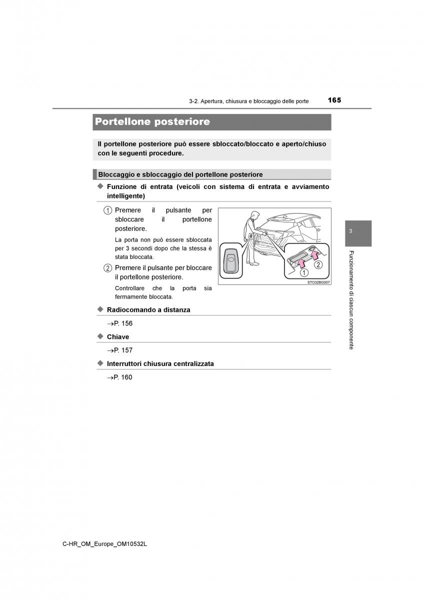 Toyota C HR manuale del proprietario / page 165