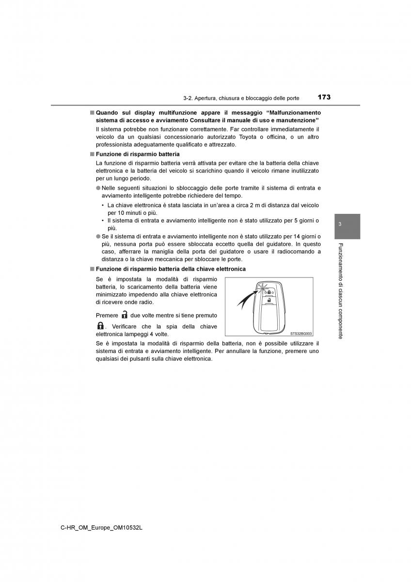 Toyota C HR manuale del proprietario / page 173