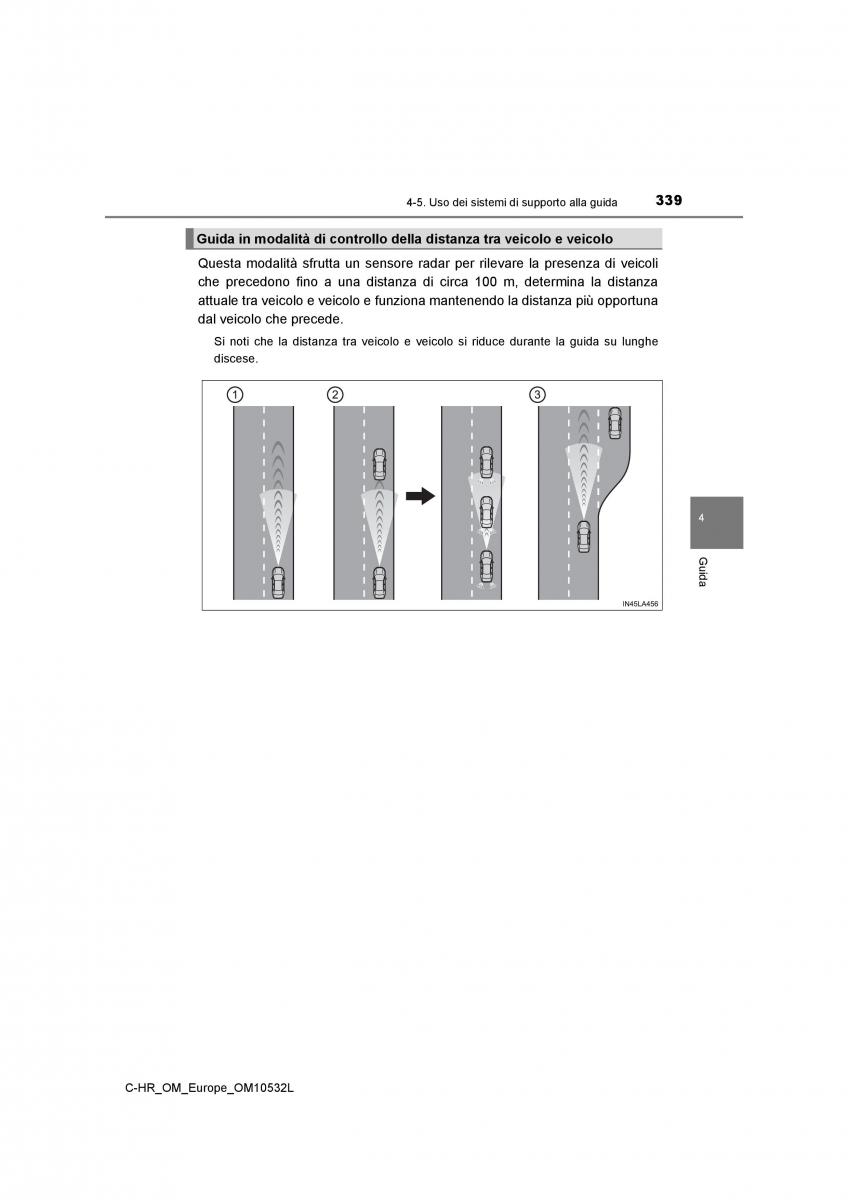 Toyota C HR manuale del proprietario / page 339