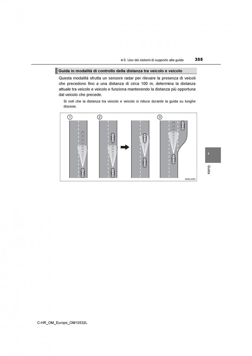 Toyota C HR manuale del proprietario / page 355